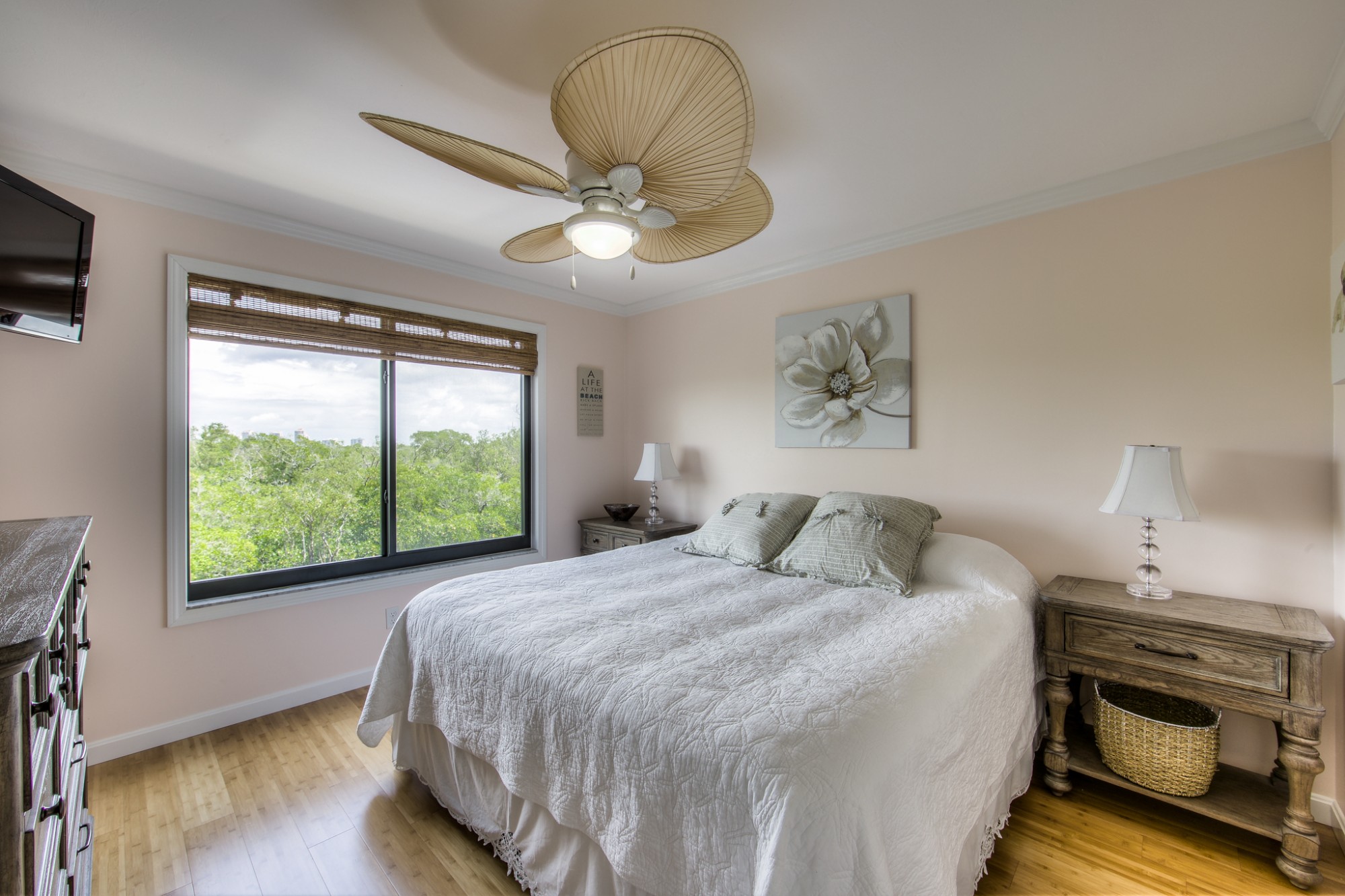 Master Bedroom with View of the Canal